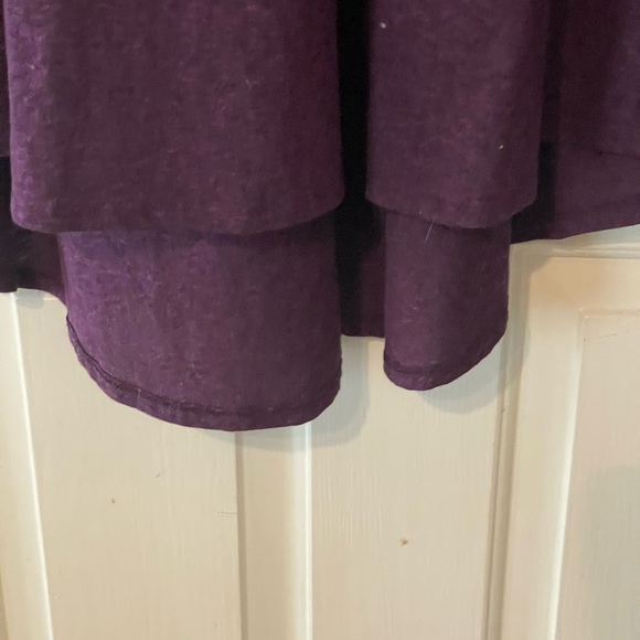 Lularoe purple Carly with pocket - Picture 2 of 5